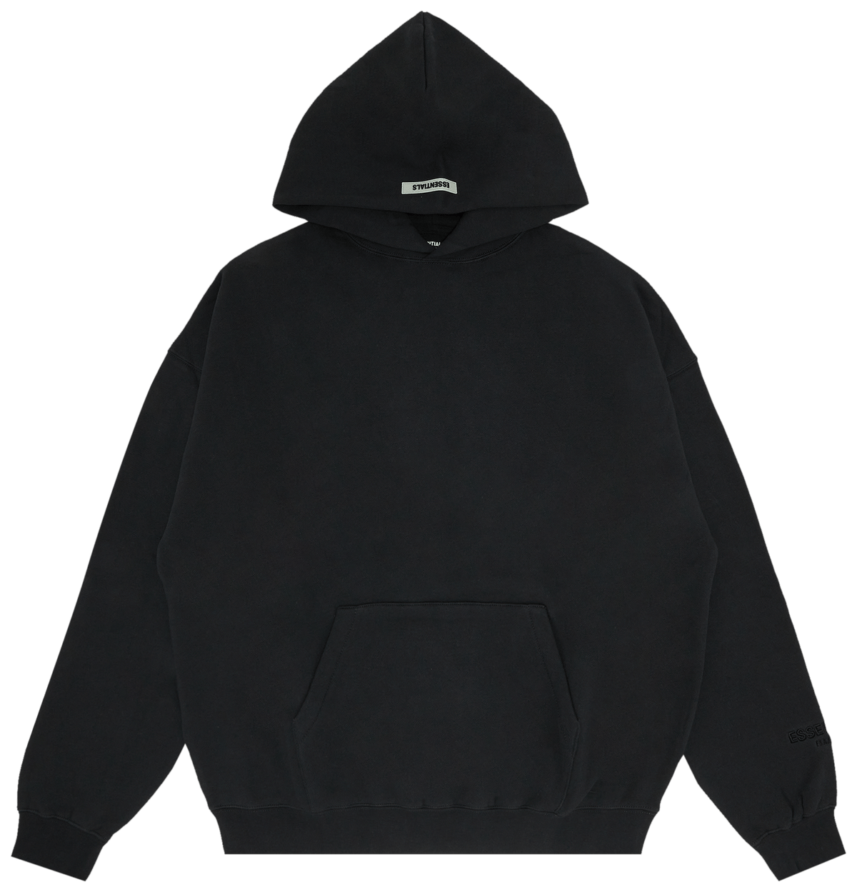 Fear of God Essentials 3M Logo Pullover Hoodie Black