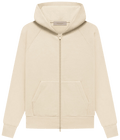 Fear of God Essentials Full Zip Hoodie Egg Shell