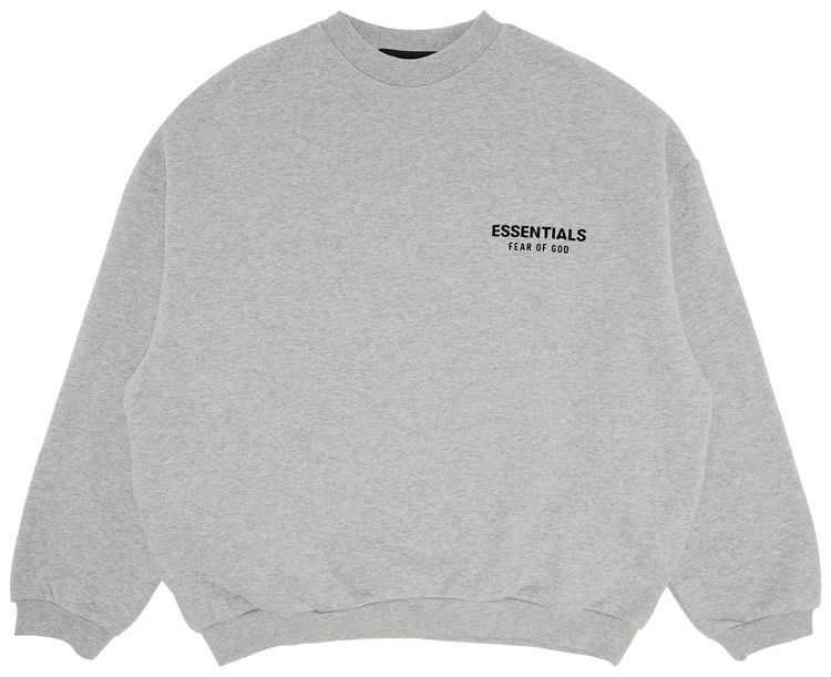Fear of God Essentials Fleece Crewneck II 'Light Heather Grey'