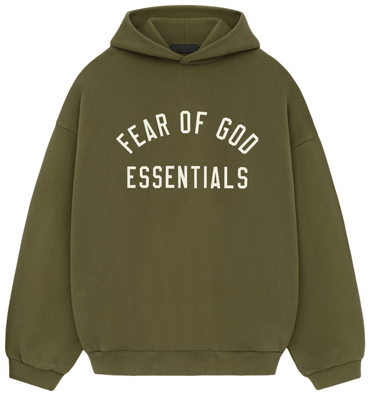 Fear of God Essentials Fleece Hoodie Military