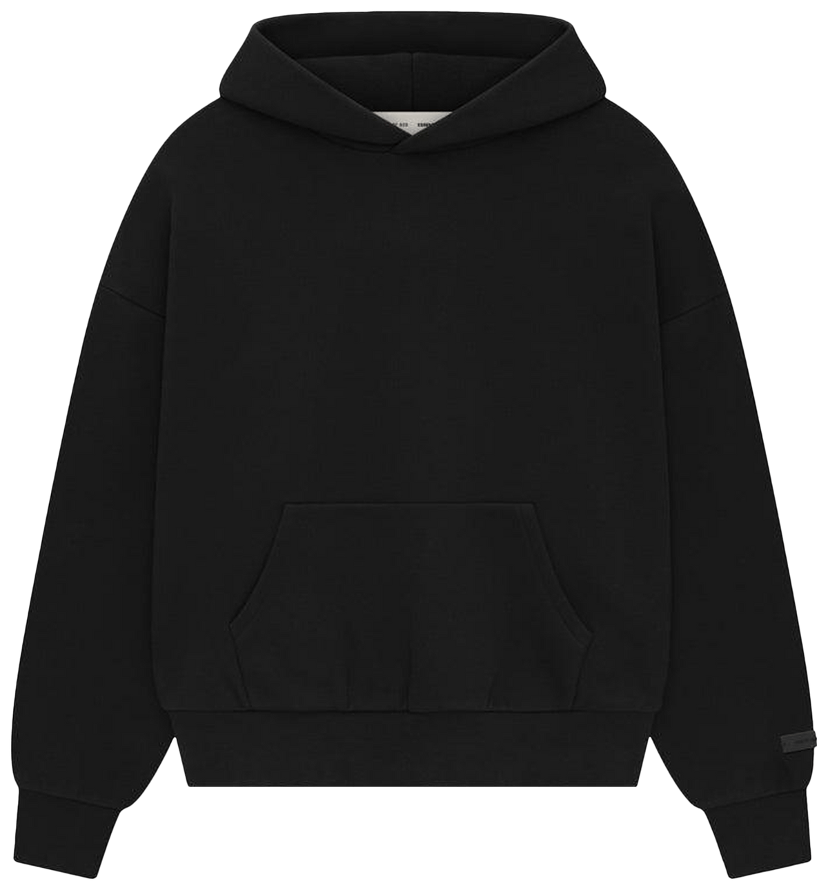 Fear of God Essentials Classic Fit Fleece Hoodie Jet Black