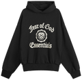 Fear of God Essentials Fleece Vintage Shrunken Hoodie Black
