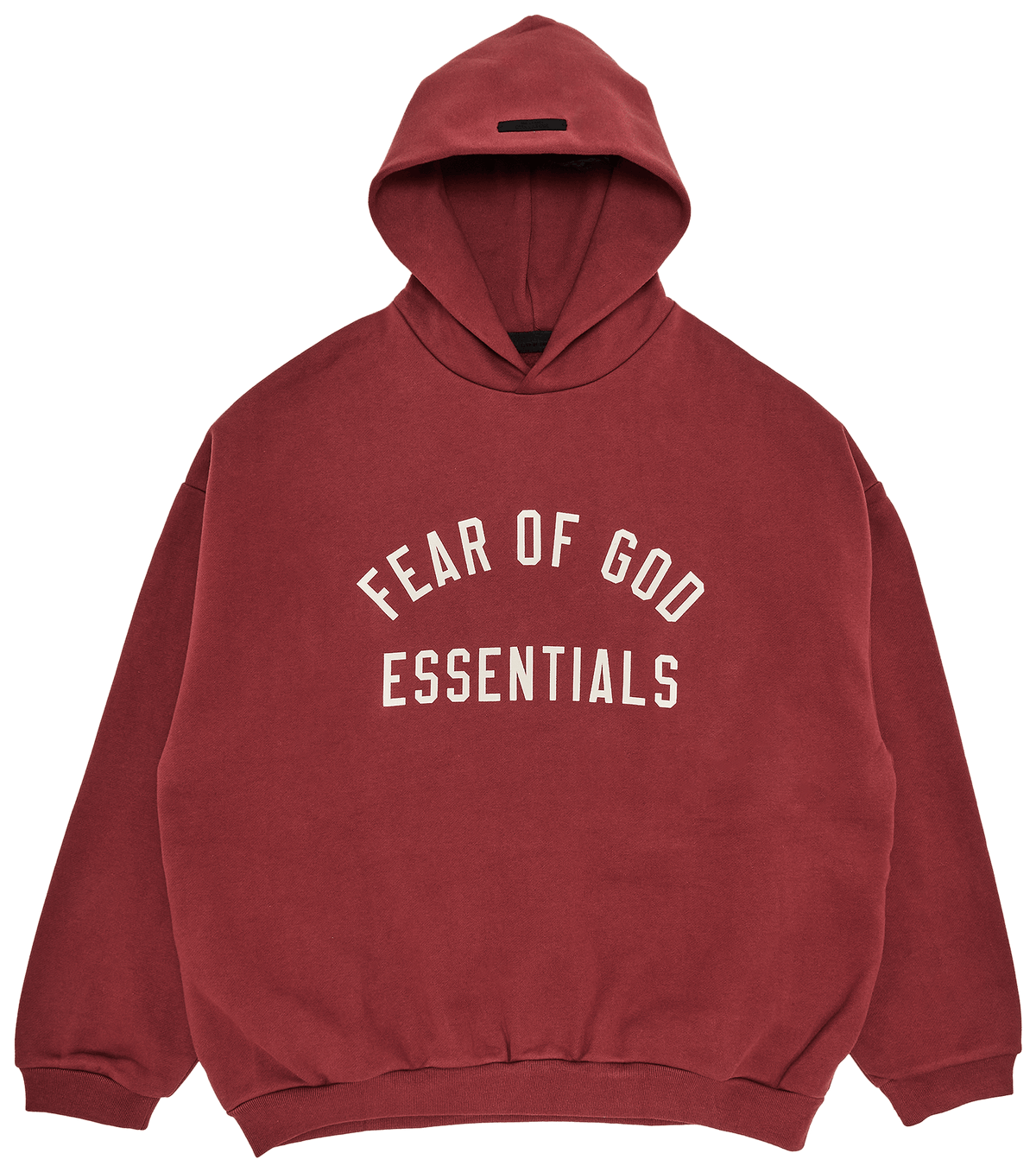 Fear of God Essentials Fleece Hoodie Crimson