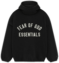 Fear of God Essentials Brushed Hoodie Black