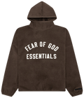 Fear of God Essentials Brushed Hoodie Brown