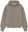 Fear of God Essentials Classic Full Zip Up Hoodie Homestead Heather