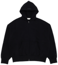 Fear of God Essentials Classic Full Zip Up Hoodie Jet Black