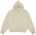 Fear of God Essentials Classic Full Zip Hoodie Heather Stone
