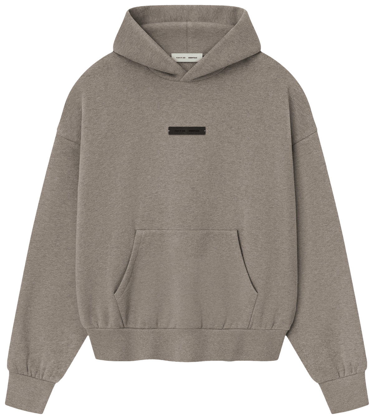 Fear of God Essentials Classic Fit Fleece Hoodie Homestead Heather