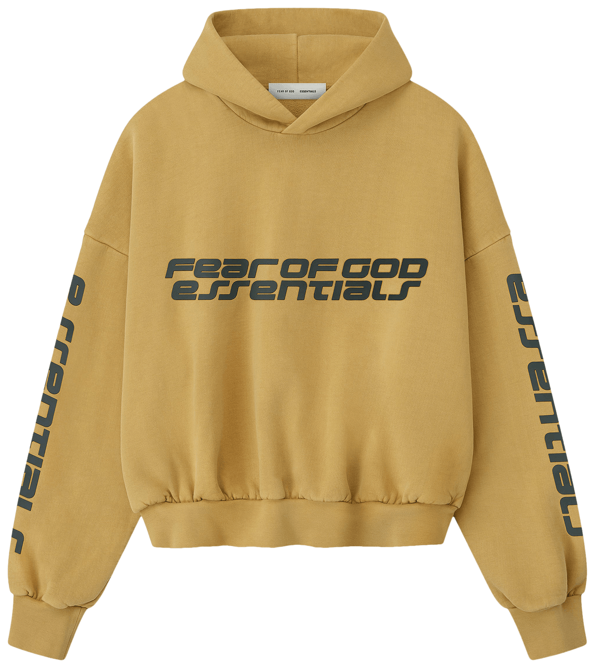 Fear of God Essentials Cropped Relaxed Hoodie Canyon