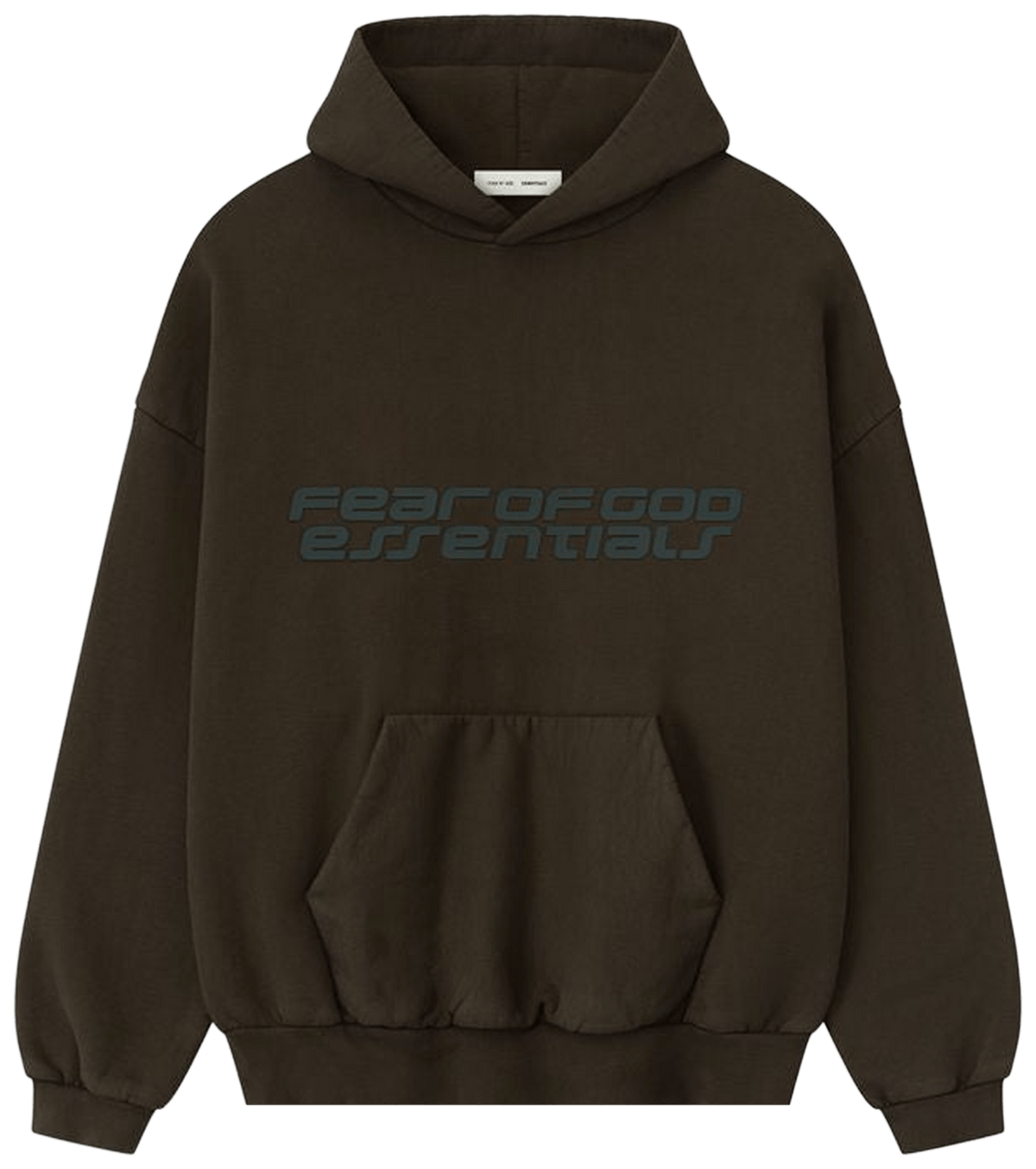 Fear of God Essentials Heavy Fleece 90s Hoodie Brown