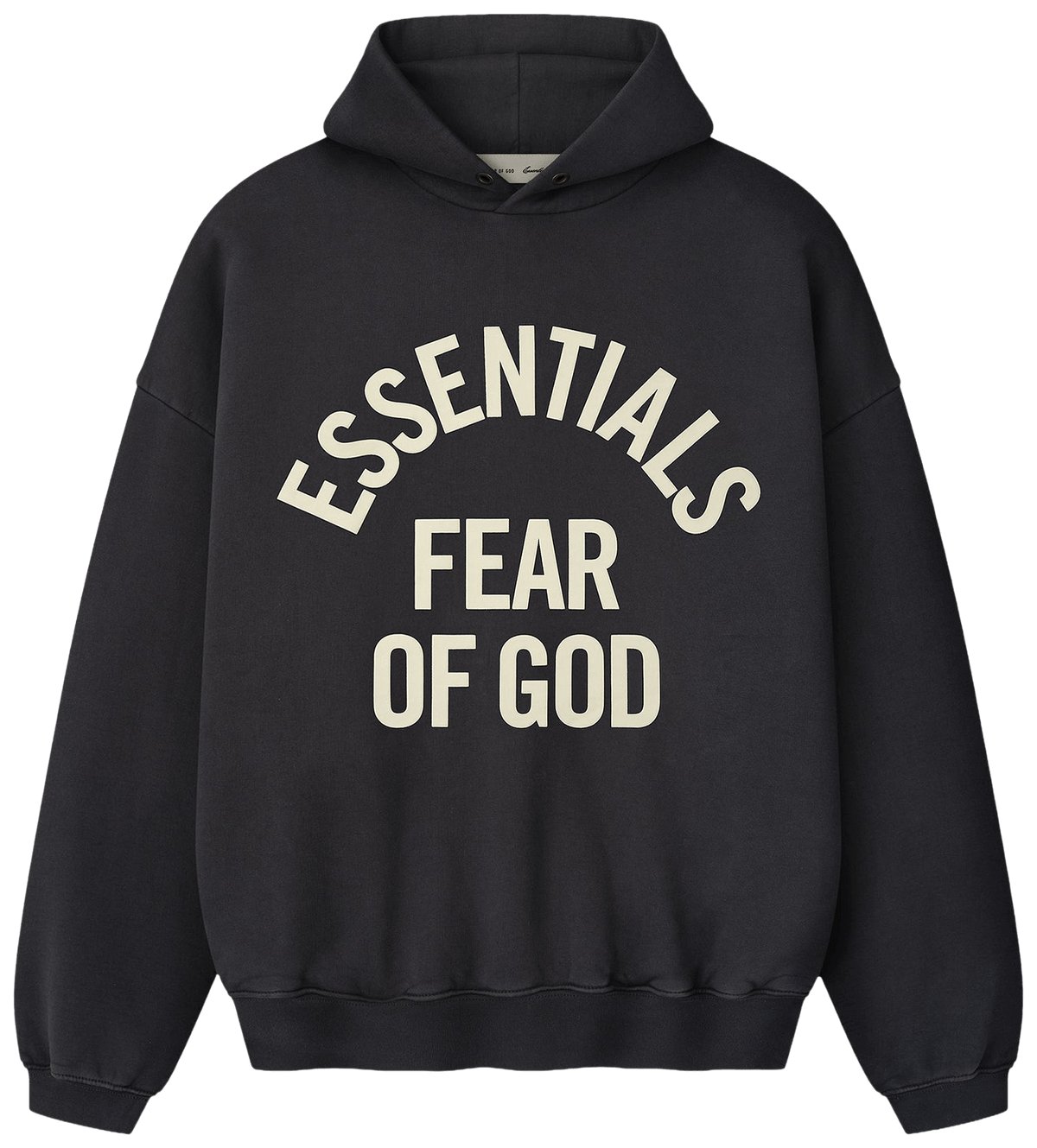 Fear of God Essentials Campus 90s Hoodie Faded Black