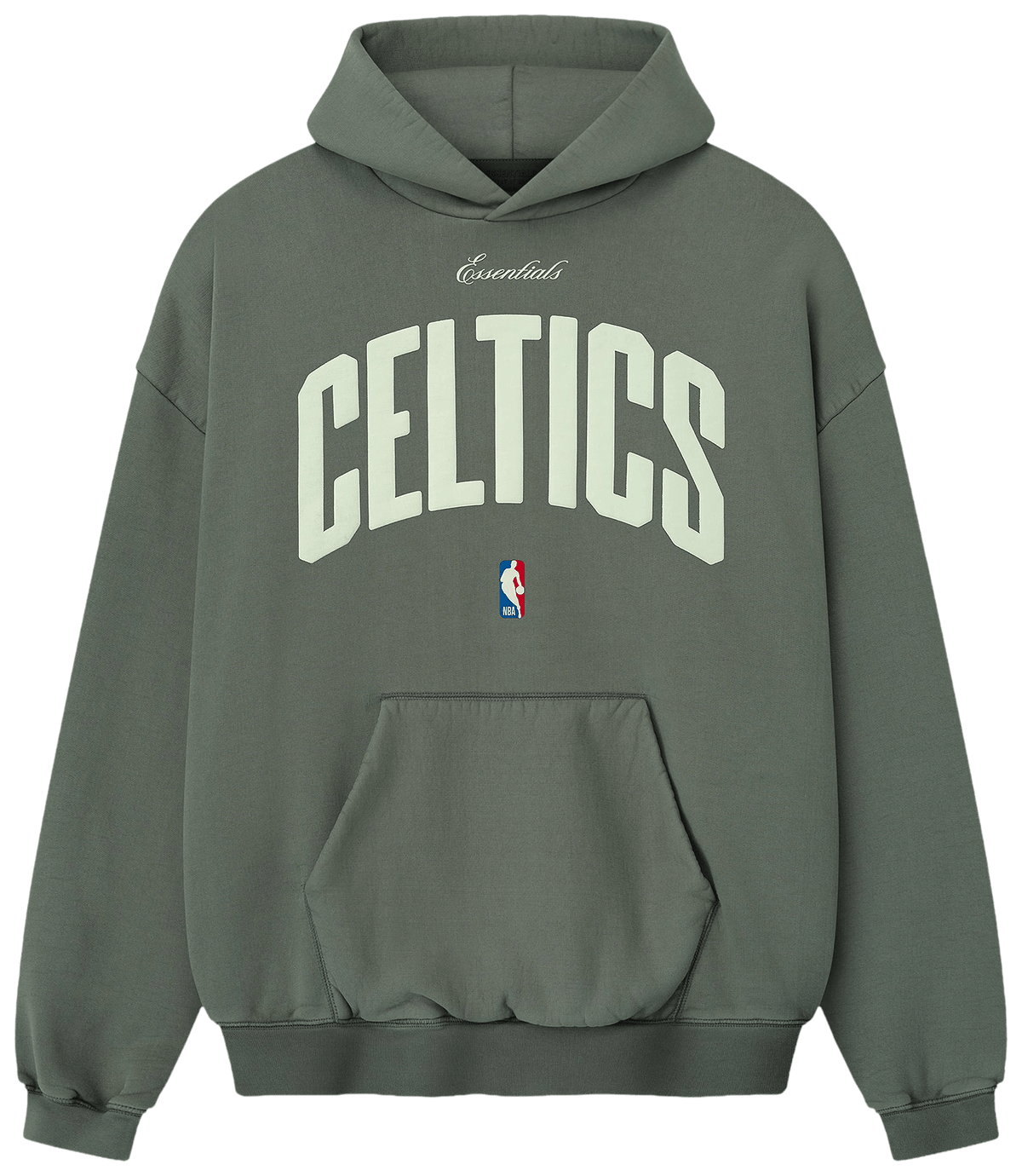 Fear of God Essentials Celtics 90s Hoodie Balsam Green