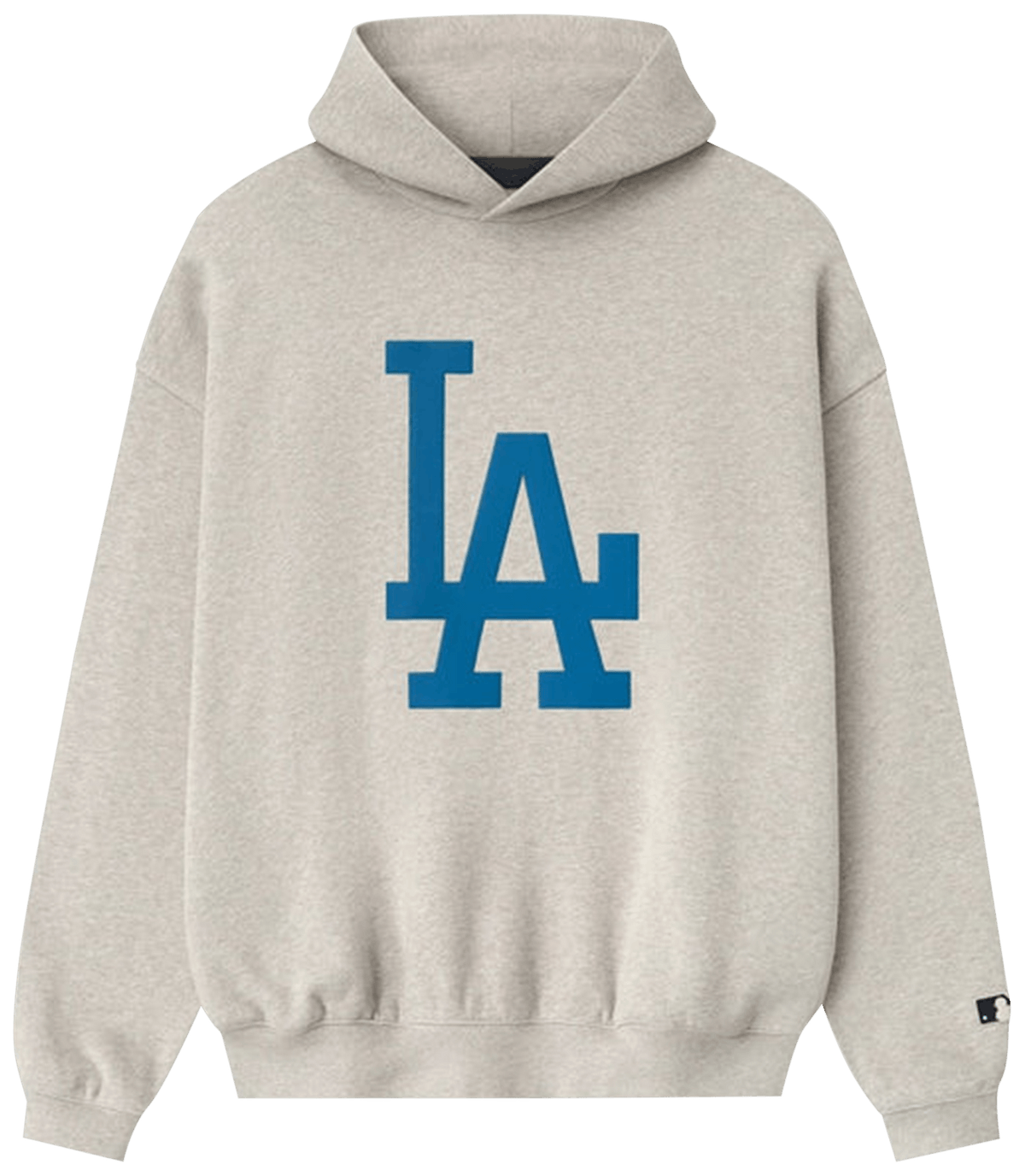 Fear of God Essentials Dodgers Sport Hoodie Heather Stone