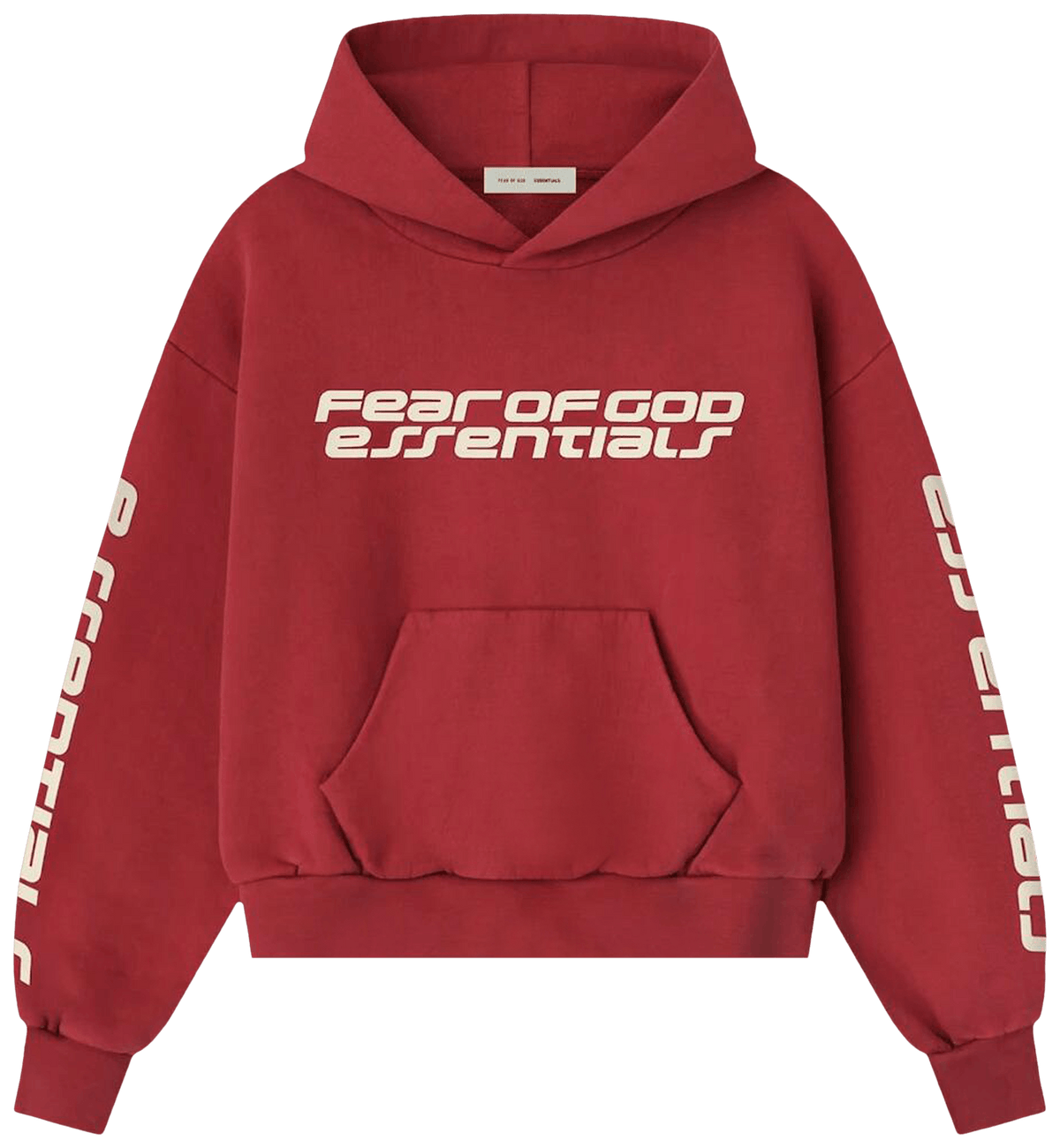 Fear of God Essentials Classic Hoodie Crimson