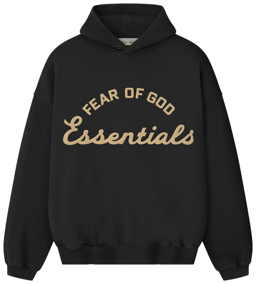 Fear of God Essentials 90s Hoodie Faded Black