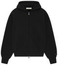 Fear of God Essentials Classic Zip Up Hoodie Vintage Black