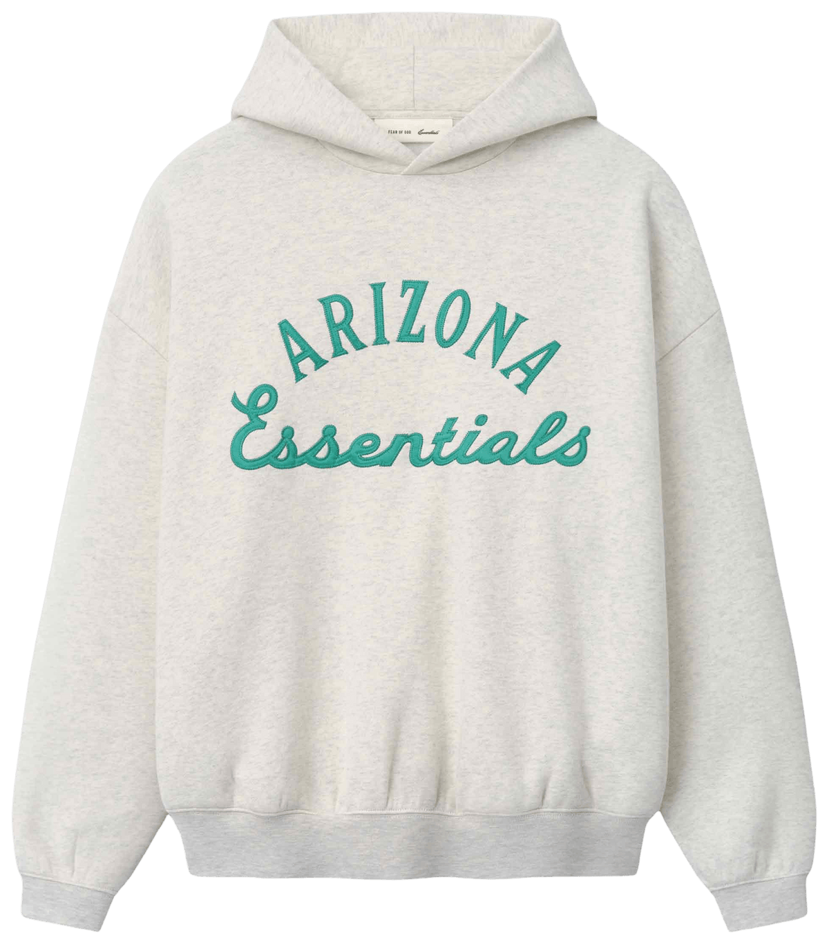 Fear of God Essentials Diamondbacks Sport Hoodie Oatmeal Heather Light Heather Rib