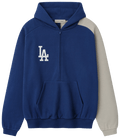 Fear of God Essentials Dodgers Raglan Half Zip Sport Hoodie Estate Blue Seal