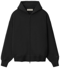 Fear of God Essentials Classic Zip Up Hoodie Vintage BlackWhite