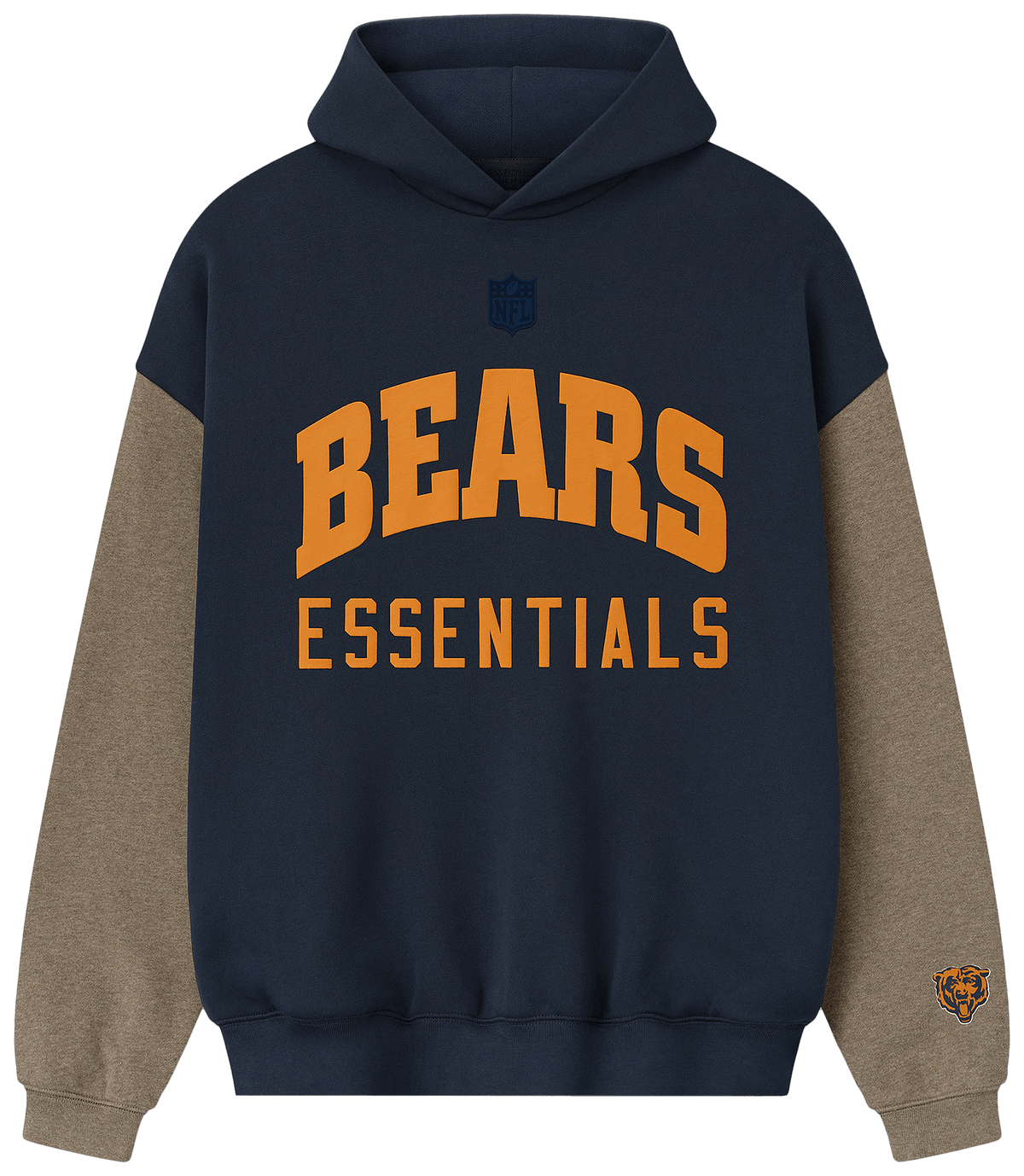Fear of God Essentials Bears Sport Hoodie Dark Sapphire Homestead Heather