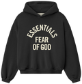 Fear of God Essentials Campus 90s Hoodie Faded Black