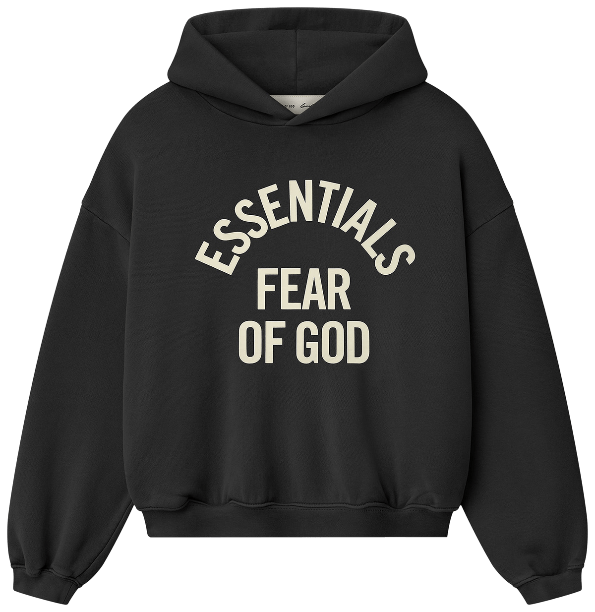 Fear of God Essentials Campus 90s Hoodie Faded Black