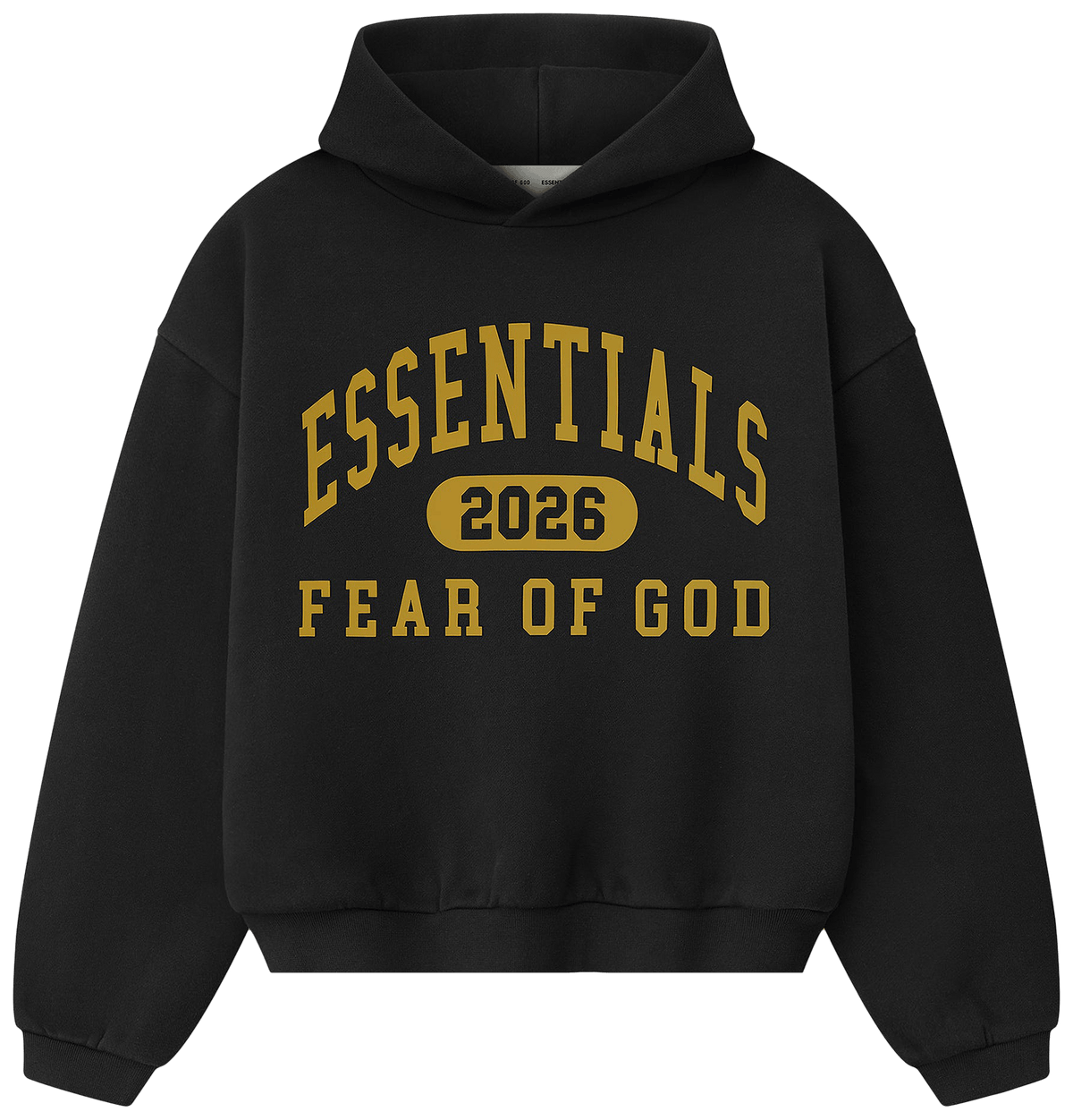 Fear of God Essentials Classic Hoodie Vintage Black