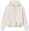 Fear of God Essentials Classic Full Zip Hoodie Oatmeal Heather