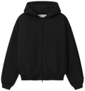 Fear of God Essentials Classic Full Zip Hoodie Vintage Black