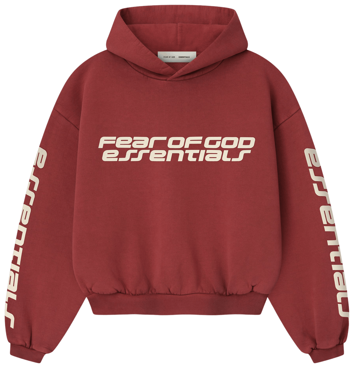 Fear of God Essentials Classic Hoodie Crimson