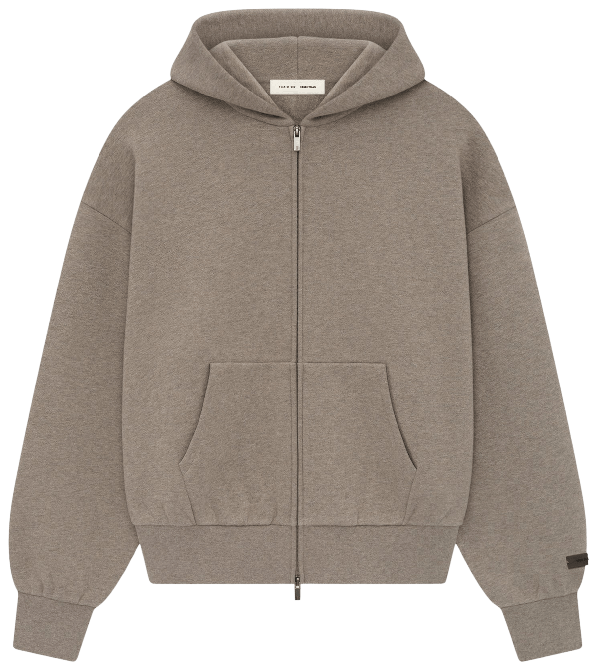 Fear of God Essentials Essentials Classic Zip Up Hoodie Homestead Heather