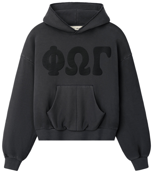 Fear of God Essentials 90s Fleece Hoodie Classic Fit Washed Iron Grey