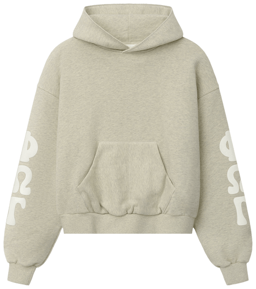 Fear of God Essentials 90s Fleece Hoodie Classic Fit Washed Vanilla Heather