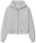 Fear of God Essentials 90s Full Zip Hoodie Washed Overcast