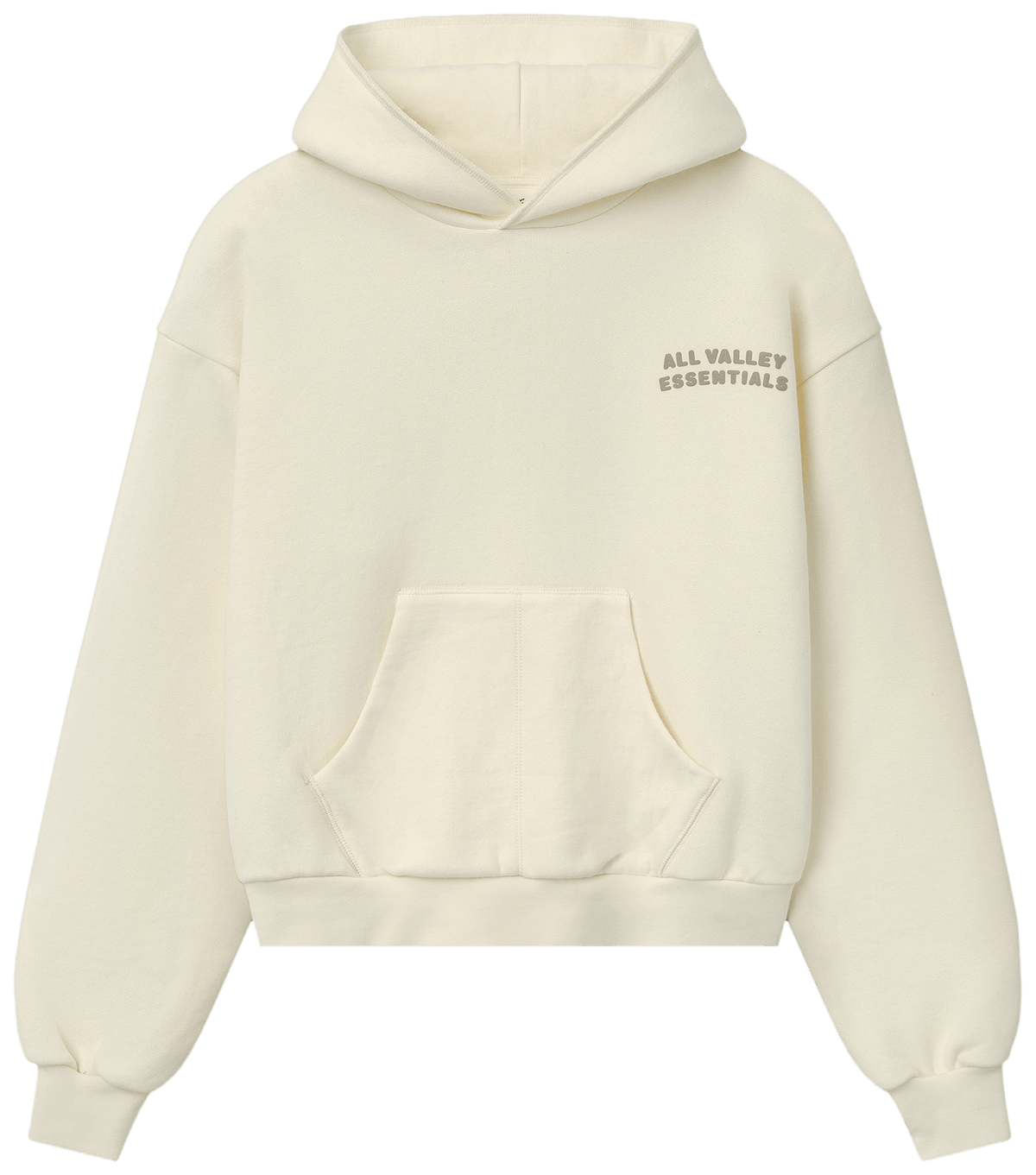 Fear of God Essentials 90s Fleece Hoodie Classic Fit Washed Ivory
