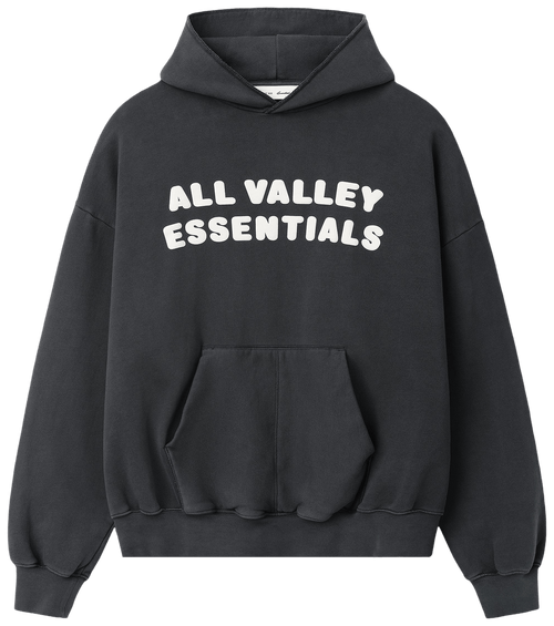 Fear of God Essentials 90s Hoodie Washed Iron Grey
