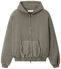 Fear of God Essentials 90s Zip Up Hoodie Washed Seal