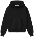 Fear of God Essentials Classic Full Zip Hoodie Vintage Black