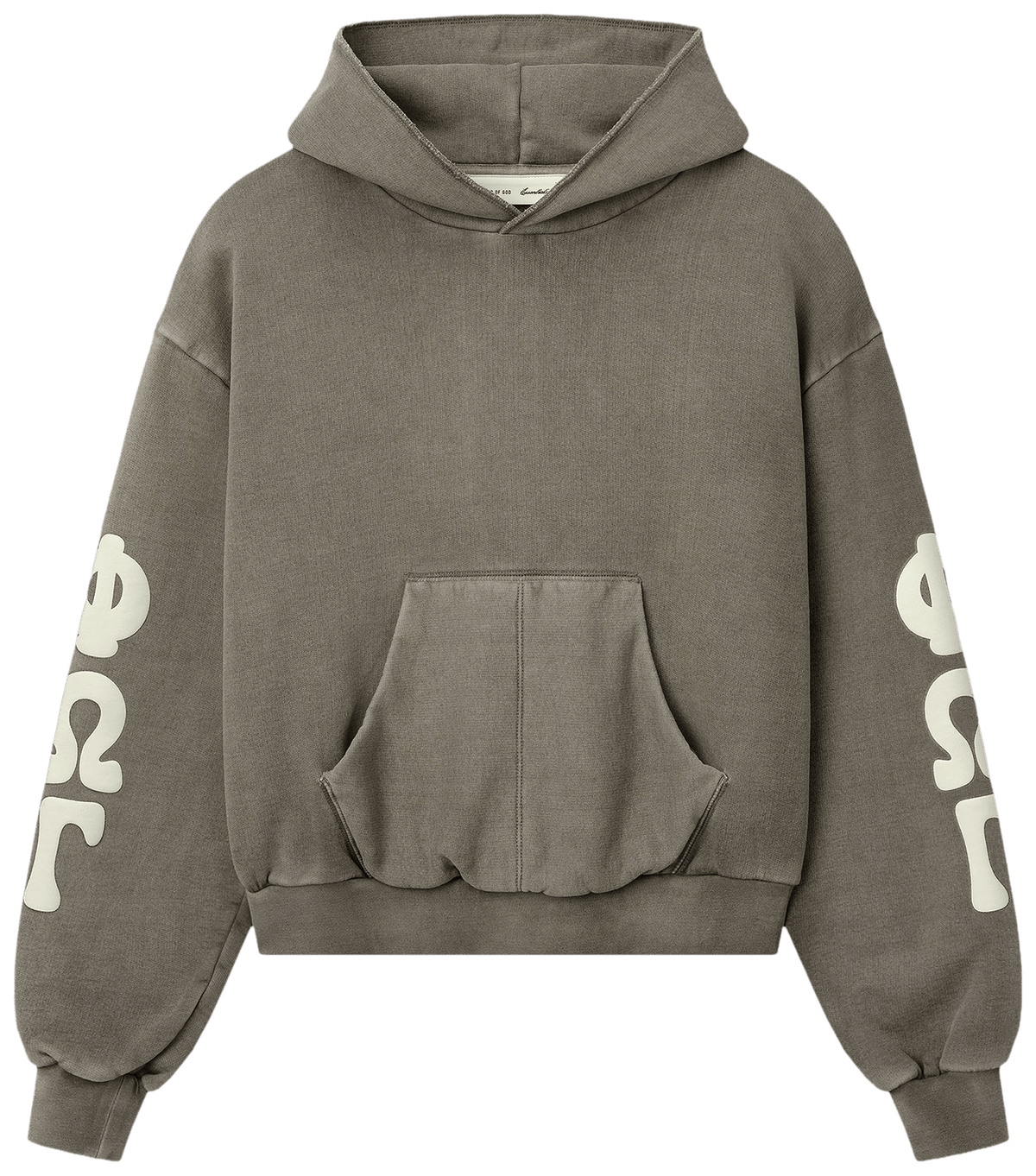 Fear of God Essentials 90s Fleece Hoodie Classic Fit Washed Seal