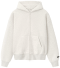 Fear of God Essentials Classic Zip Up Hoodie Oatmeal Heather