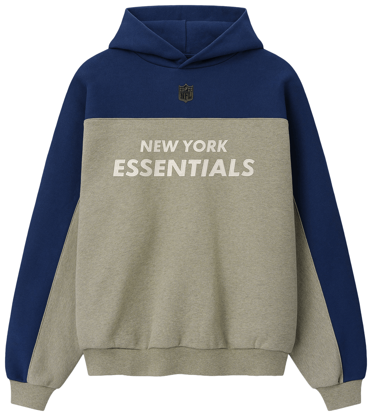 Fear of God Essentials Giants 90s Relaxed Hoodie Seal Heather