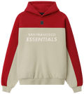 Fear of God Essentials 49ers 90s Relaxed Hoodie Sandstone