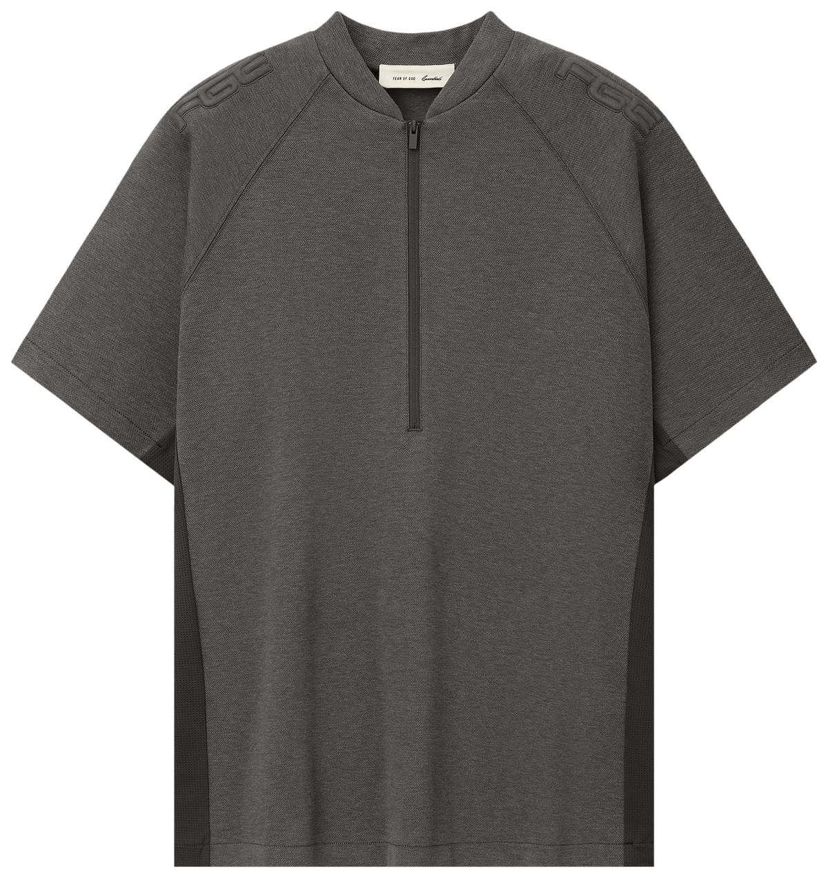 Fear of God Essentials Classic Half Zip Raglan Ash Heather