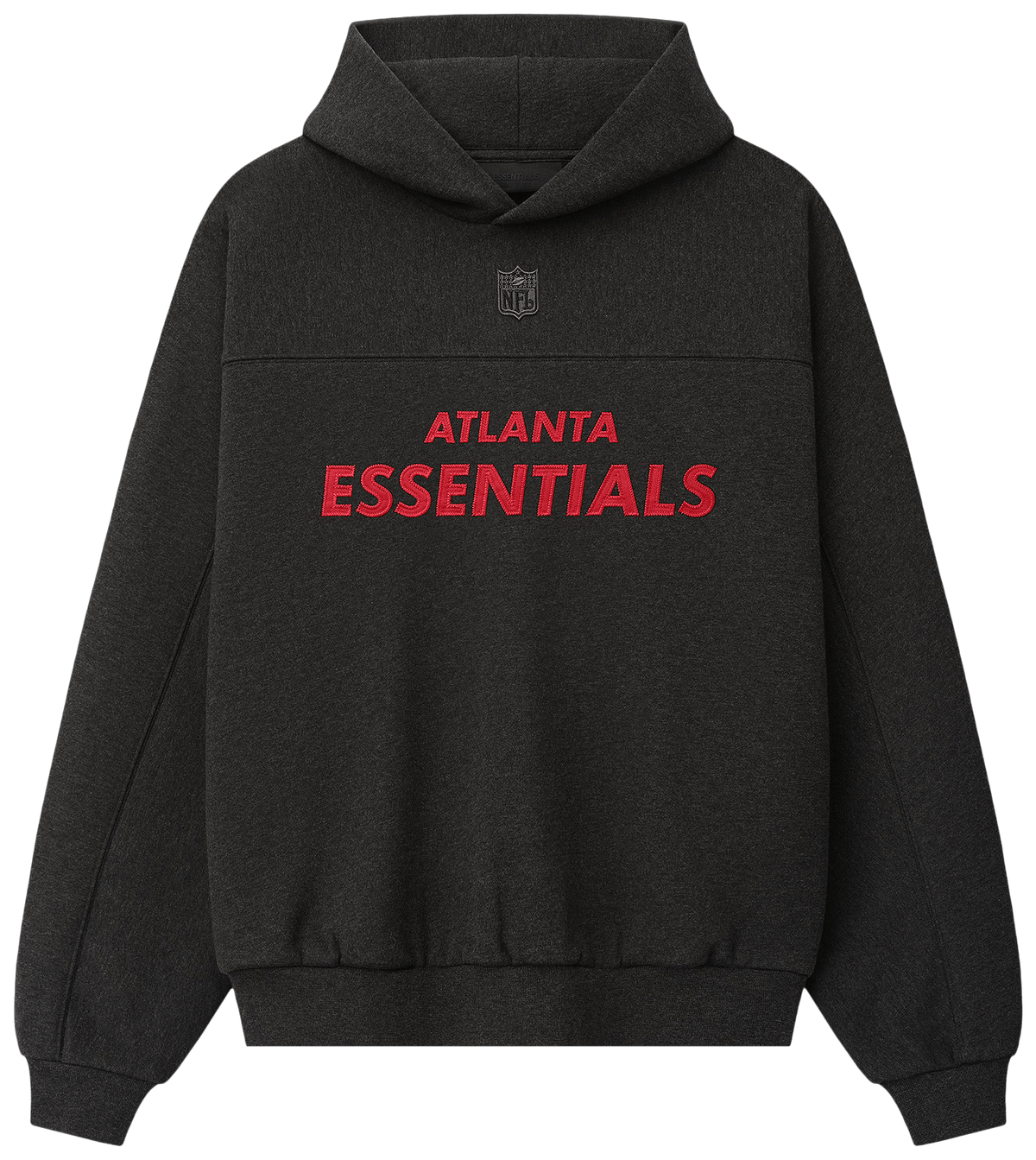 Fear of God Essentials Falcons 90s Relaxed Hoodie Iron Grey Heather