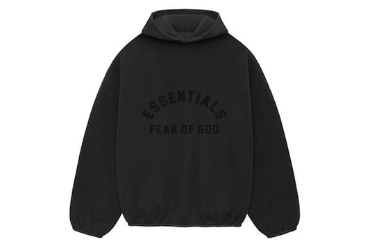 Fear of God Essentials Core Collection Nylon Fleece Hoodie 'Black/ Black'